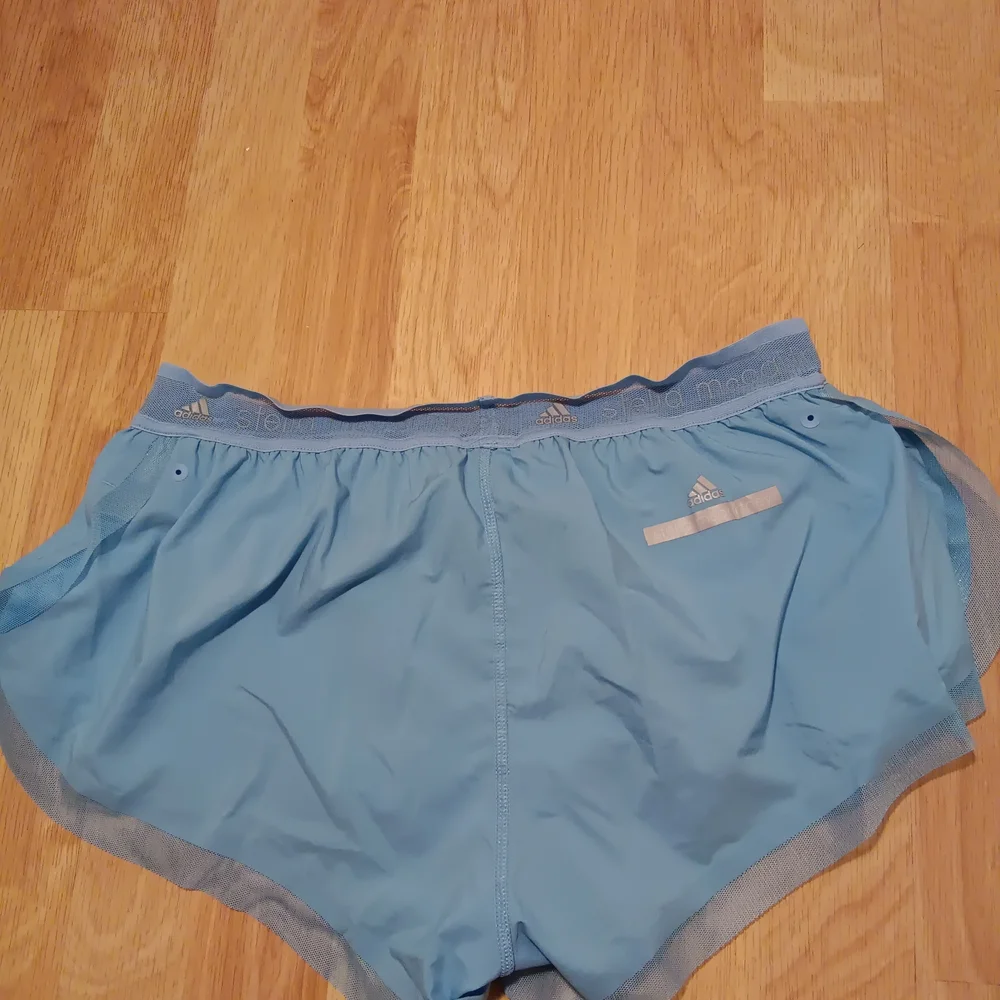 Adidas by Stella McCartney Blue  Running Shorts - Picture 2 of 7
